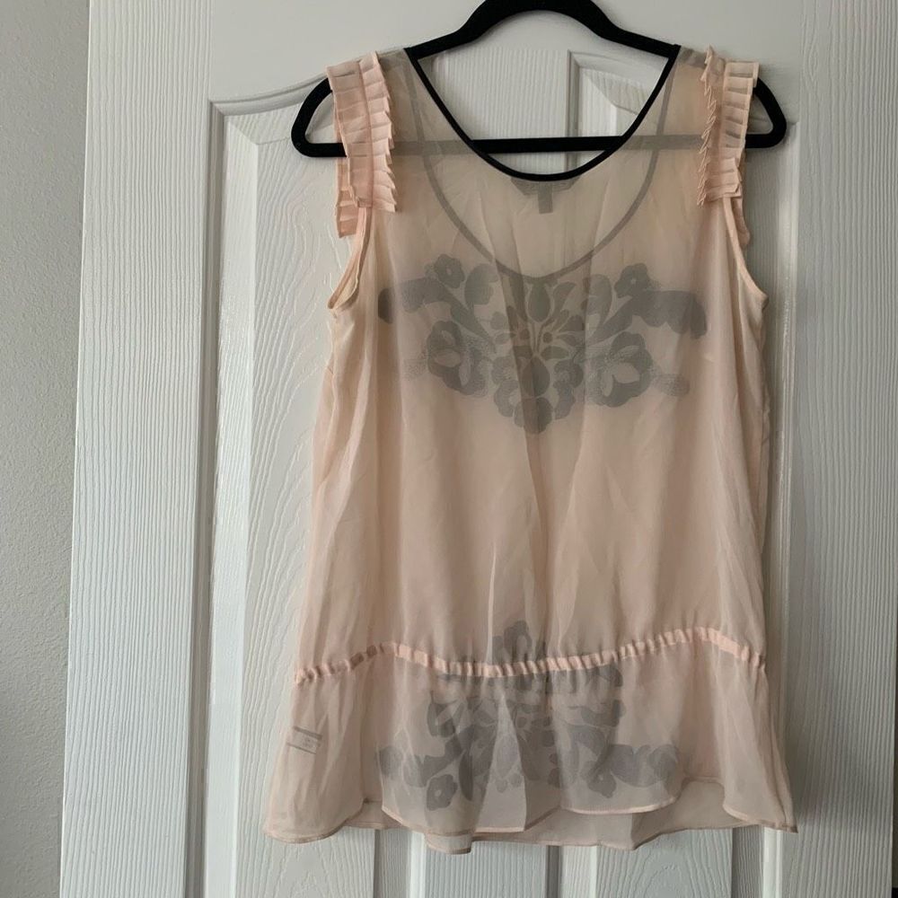 Express | Sheer Embellished Top - Picture 6 of 10